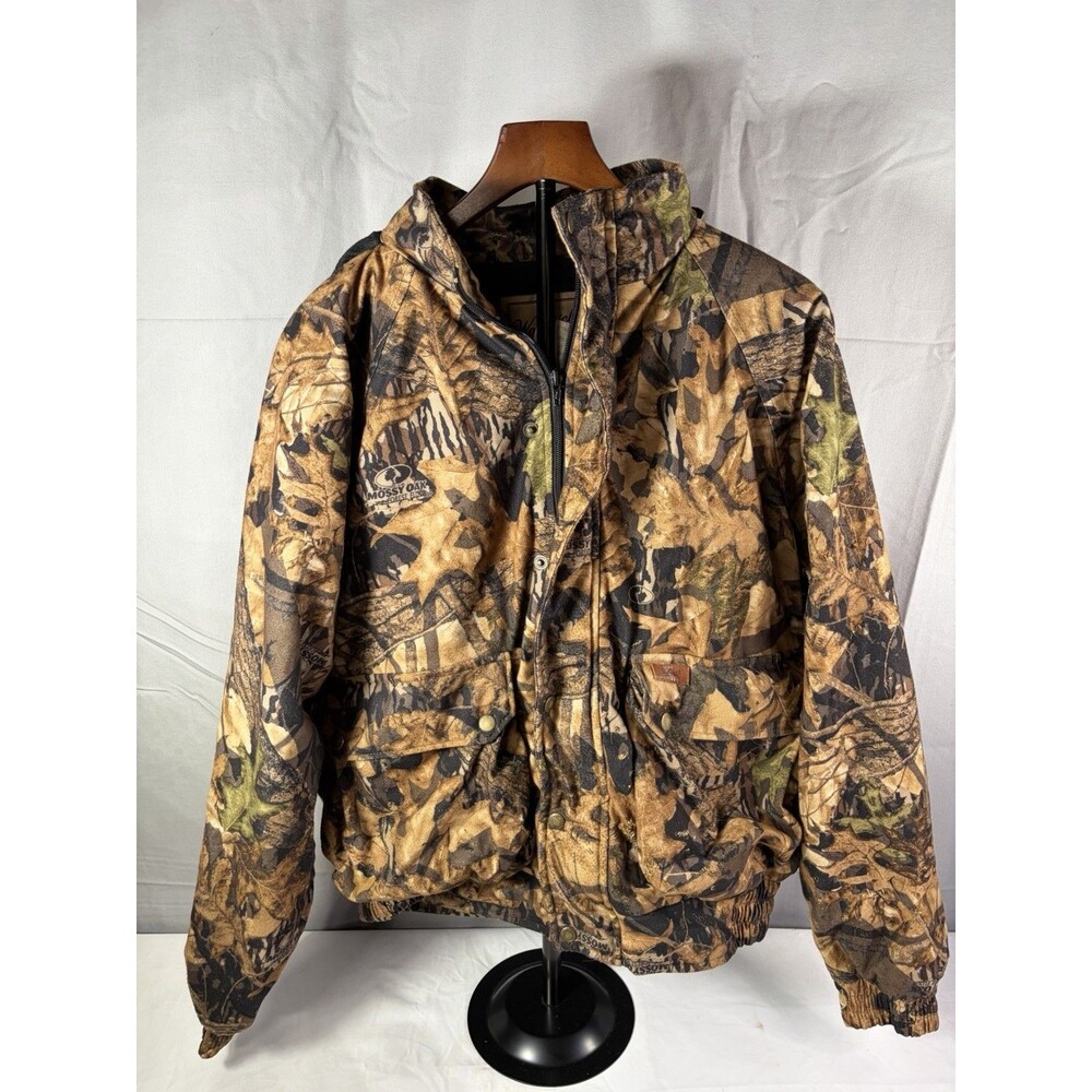 Vtg Woolrich Men’s Outdoor GuideCamo Hunting Insulated Hooded Jacket Men's S M.